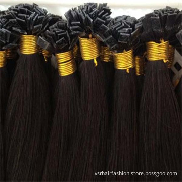 Flat Tip Hair Keratin Extension Indian Remy Pre-Bonded Hair Extension